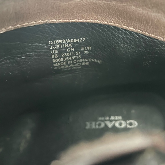 Coach Studded Justina Bootie size 6 - Picture 5 of 5